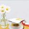 24 Count Graduation Cap Cake Topper with Diploma Plastic Paper Party Decoration White 3.5 Inch